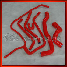 MOFE 7pcs Red Silicone Radiator Hose Kit for Saab 9-3 2.0T 1998~2002 2024 - buy cheap