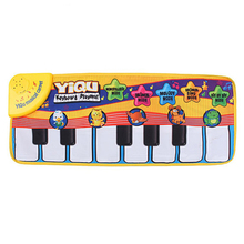 Manta de juego multicolor para niños y bebés, alfombra Musical táctil de Piano, para cantar, gimnasio, juguete para regalo y música 2024 - compra barato