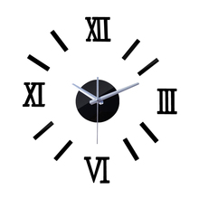 Прямые продажи новые часы настенные часы horloge часы над большим декоративным современным 3D зеркалом Акриловые Иглы 2024 - купить недорого