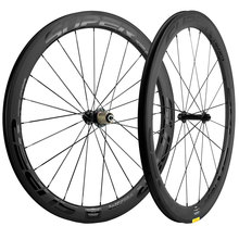 Superteam-ruedas de carbono para bicicleta de carretera, 700c, 50mm, juego de ruedas de bicicleta UD, frenado de basalto mate con adhesivo satinado negro, R13 Hub 2024 - compra barato