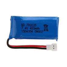 DM007 Battery New Upgraded 400mAh 30C  7.4V 2S Lipo Battery for  RC Quadcopter DM007 Parts 2024 - buy cheap