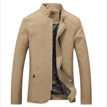 Masculino casual trench fino ajuste casacos casuais blusão jaqueta outerwear gola masculina algodão lavado jaqueta M-5XL 2024 - compre barato