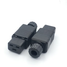 1PCS IEC 320 Conector Do Computador AC Plug Power 15A C19 250V ADAPTADOR plug POWER PARA Uso Residencial monta
