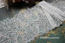 5 Yards Apparel Accessories White Black Elastic Stretch Lace Trim DIY Craft Sewing Nylon Mesh Lace Fabric 2024 - buy cheap