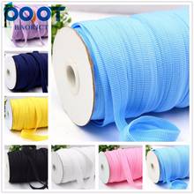 OOOT BAORJCT 175261 ,5/8'' 16MM Pure solid color elastic FOE ribbon ,10 yards DIY handmade hair accessories Material wrapping 2024 - buy cheap