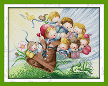 Tom Thumb contagem de ponto cruz kit desenhos animados 14ct 11ct cópia da lona costura bordado DIY handmade needlework 2024 - compre barato