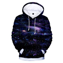 Последние harajuku космическая галактика Мода Хип-хоп Спорт 3d толстовки пуловер для мужчин и женщин Толстовка Повседневная с длинным рукавом 3D толстовки с капюшоном 2024 - купить недорого