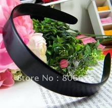 25MM/W 20PCS Black Acrylic Plastic Hairband Headband DIY Hair Clips Jewelry Accessory Findings 2024 - купить недорого