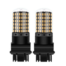 Bombilla LED CANBUS sin ERROR T25 3156 3157, luz de freno de coche sin hiperflash, DRL, roja, ámbar, blanca, 2 uds. 2024 - compra barato