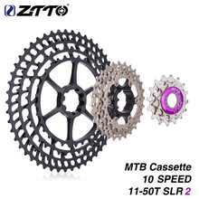 ZTTO MTB 10 скоростей 11-50 t SLR2 Сверхлегкая кассета 10 s 50 t свободное колесо CNC 454% Verhouding Mountain fiet3d delen voor m6000 2024 - купить недорого