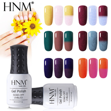 HNM-esmalte de uñas en Gel UV, barniz híbrido para Base superior, estampado semipermanente, 8ML 2024 - compra barato