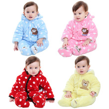 Baby Rompers Winter Jumpsuits Warm Baby Clothes Newborn Girl Boy Down Cotton Snowsuit One Piece New 2024 - buy cheap