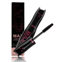 MANSHILI Make Up MAX Volume Curling Mascara Waterproof Thick Lash Extention Natural Makeup Eye Black Cat Kitty Cute 2024 - buy cheap