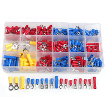 300PC Insulated Electrical Wire Cable Terminator Kit Spade Fork Ring Butt Crimp Cold-Pressure Terminal Connector Assortment Kit 2024 - buy cheap