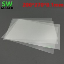 1pcs Wanhao Duplicator 8 D8 3D Printer FEP Sheet FEP Film 0.1mm thickness 200x270mm 2024 - buy cheap