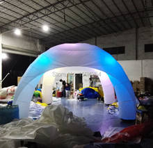 inflatable tent with LED light   for advertising promotion,trade show,party toy tent with 4 legs 2024 - buy cheap