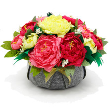 Упаковка иголок, ручная работа, искусственные цветы, розы гортензии для Свадебная вечеринка украшения ко дню рождения и изображениями красочного цветка войлока сделай сам пакет 2024 - купить недорого