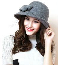 Chapéu tipo fedora para mulheres, chapéu nobre para senhoras, moda para outono e inverno, modelo europeu e elegante 2024 - compre barato