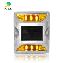 Hot selling Yellow LED aluminum 3m reflector solar road marker traffic safety LED road stud for sale 2024 - buy cheap