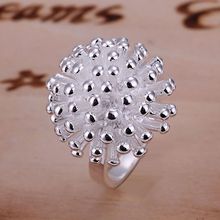 JZR001 Wholesale Retro Elements Elegant Gorgeous Design Silver Color Crystal Women Lady Wedding Jewelry Cute Fireworks Ring 2024 - buy cheap