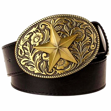 Fashion belt men Tang dynasty flower design belt Arabesque pattern Tang Cao Pentagram Fashion elements popular belts women 2024 - buy cheap