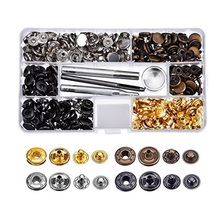 40 Set/Lot 12.5mm 633 Snap button+tool metal Stainless steel panel coat down jacket Snap Fastener 2024 - buy cheap