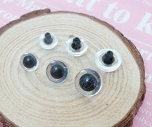 100 unids/lote -- ojos de juguete de costura de cristal transparente de plástico --- 9mm/10,5mm/12mm/ 13mm/15mm/16,5mm/18mm-you puede elegir 2024 - compra barato