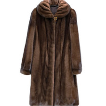 2019 New Faux Mink Fur Coat Women Winter New Fake Fur Coats For Women Long Artificial Fur Imitation Fur Jackets Plus Size 6XL 2024 - buy cheap