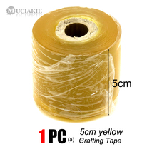 MUCIAKIE 5CM/1.97INCHx100m Green Yellow Stretchable Grafting Tape Moisture Barrier Clear Floristry Film Garden Tools 2024 - buy cheap