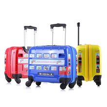 Brand  boy anime trolley case kids Bus cars can ride luggage Travel rolling suitcase girl cartoon Pull rod box child pencil box 2024 - buy cheap
