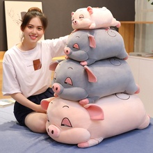 40/50/70cm Soft Love Pig Mouse Hamster Plush Pillow Stuffed Cute Animal Cushion Chinese Pig Mouse Toy Doll Birthday Gift Kid 2024 - buy cheap