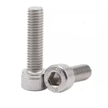 10pcs M1.5 304 stainless steel Hexagon socket head screw Mechanical screw 2mm-20mm Length 2024 - buy cheap