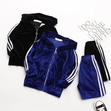 Baby Casual Tracksuit Children Set Girl Cotton Solid Jacket Pants 2Pcs/sets Kids Leisure Sport Suit Kids Clothing BB515 2024 - buy cheap