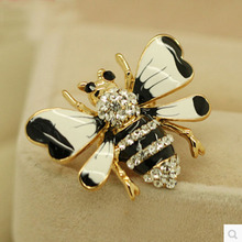 Enamel strass animal beetle/bee/abelha/abeille/owl little brooch pin/broches/brosche/new 2018 korean elegant jewelry wholesale 2024 - buy cheap