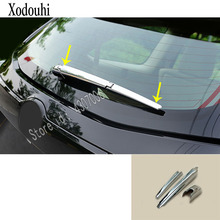 For Toyota Highlander 2018 2019 2020 Car Styling Detector ABS Chrome Rear Back Glass Wiper Nozzle Cover Frame Trim Tail Window 2024 - buy cheap