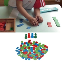 Selos de madeira montessori, brinquedos de matemática para crianças do ensino inicial, presentes de brinquedo 2024 - compre barato