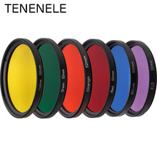 DSLR Camera Filter 37 40.5 43 46 49 52 55 58 62 67 72 77 62 67 72 77 mm Full Red/Blue/Green/Yellow Color Camera Lens Accessories 2024 - buy cheap