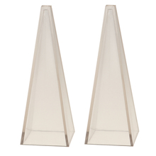 2Pcs Pyramids Shaped Plastic Candle Making Mould DIY Candles Models Craft Soap Mold Handmade - 1.97x1.97x5.91 inch 2024 - buy cheap