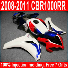 Free customize injection molded fairing kit for Honda CBR1000RR 08-11 white red black fairings set CBR1000RR 2008-2011 DZ33 2024 - buy cheap