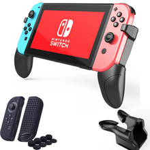 Capa protetora para nintendo switch ns nx, suporte de mão dobrável ajustável para controle de videogame 2024 - compre barato