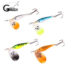 4pcs/lot Spinner Bait Sequin Spoon Metal Fishing Lure 11g 15g 20g Artificial Hard Spinner Spoon Lure with Treble Hook 2024 - buy cheap