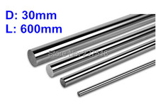 1pc/lot D30mm L600mm linear shaft 30mm LM Shaft diameter 600mm long for LM30UU 30mm linear ball bearing linear smooth rod 2024 - buy cheap