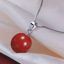 AAA 16mm red round shell pearl Necklaces & Pendants@^Noble style Natural Fine jewe FREE SHIPPING 2024 - buy cheap