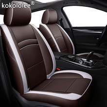 kokololee leather car seat cover for Toyota Corolla Camry Highlander C-HR CROWN PRIUS VIOS IZOA YARiS make custom Automobiles 2024 - buy cheap