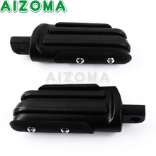 Motorcycle Front Passenger Foot Pegs Male Mount Footpeg Footrests For Harley Touring Street Glide FLH FLT Softail Fat Boy 98-18 2024 - buy cheap