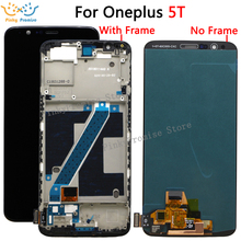 AMOLED качество для Oneplus 5T A5010 ЖК-дисплей сенсорный экран дигитайзер сборка 2160*1080 рамка с инструментами 2024 - купить недорого