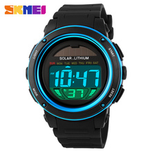 2018 New Energy Solar Watch Men's Digital Sports LED Watches Men Solar Power Digital Electronic Watches Relojes Montre Homme 2024 - buy cheap