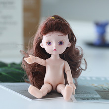 Novo 16cm 13 móveis articulados bonecas brinquedos bonito nu 1/12 mini bebê meninas princesa boneca brinquedo para meninas presente 2024 - compre barato