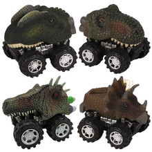 New Creative Child Gift Dinosaur Toys Pull Back Car Cartoon Dinosaur Model Mini Toys For Boy Novelty Toy Gift 2024 - buy cheap