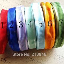 ( Plz Choose 1 Color ) 20MM 50Yards Silk Ribbon Riband Webbing & Jewelry DIY accessories findings 2024 - buy cheap